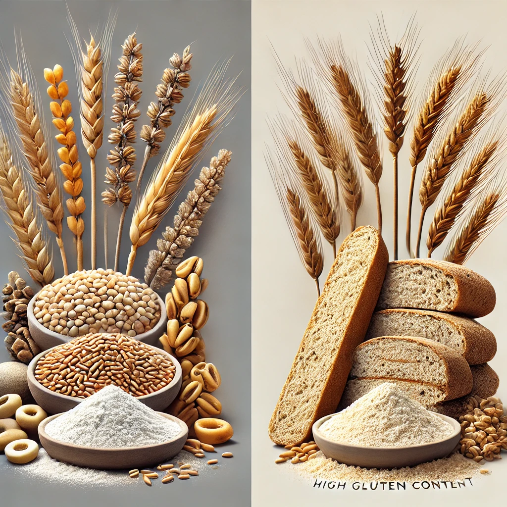 Ancient grains today and yesterday.