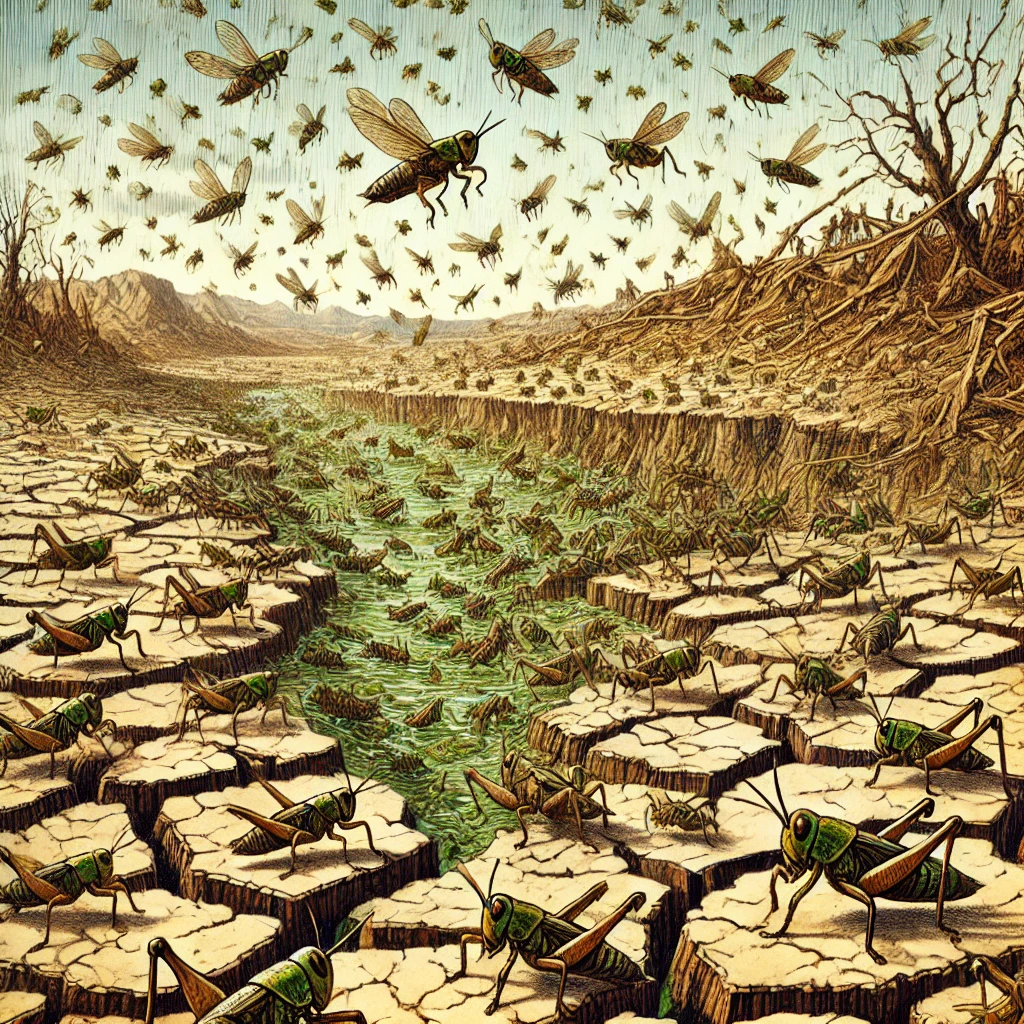 The desert locust.