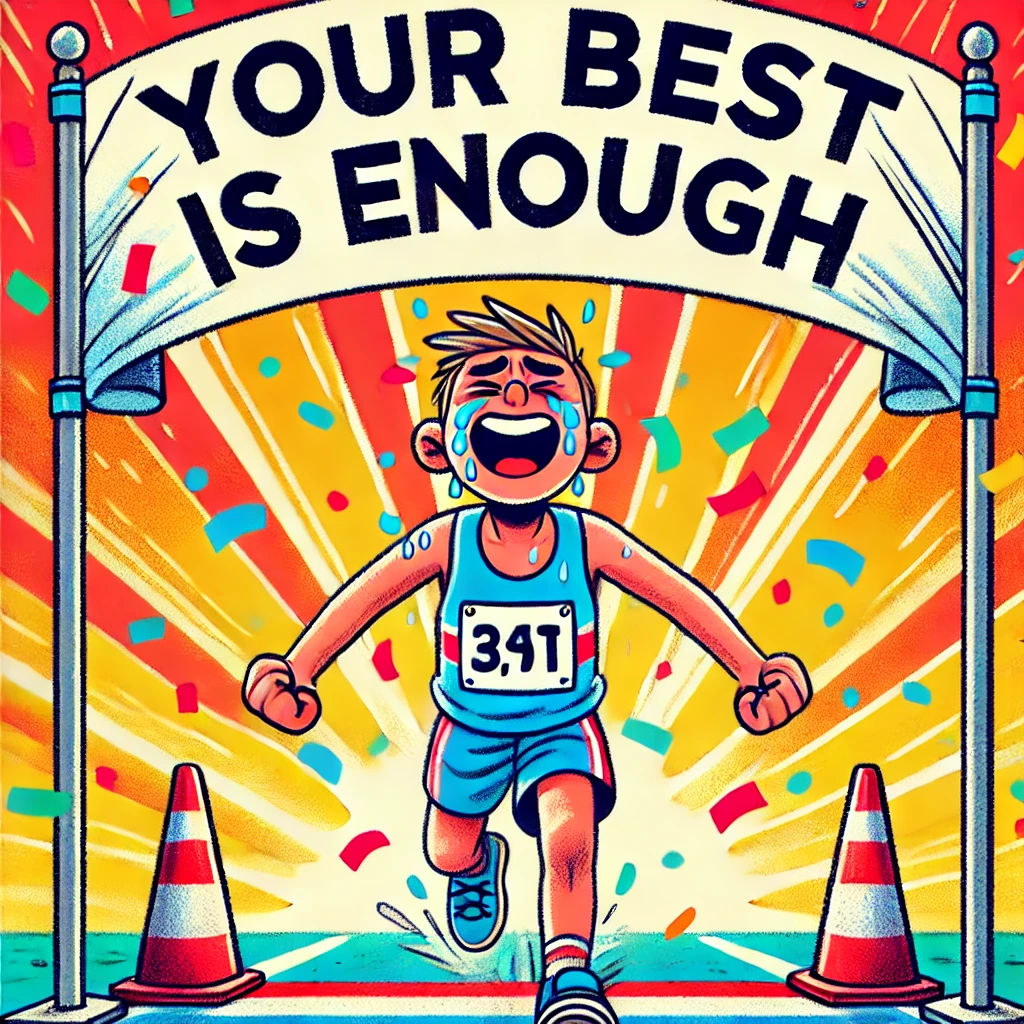 Always do your best! Even when you don't feel like it.