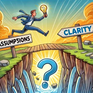 Don't make assumptions!