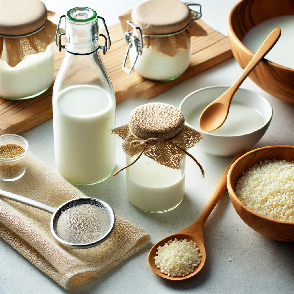 Step by step instructions to making kefir.