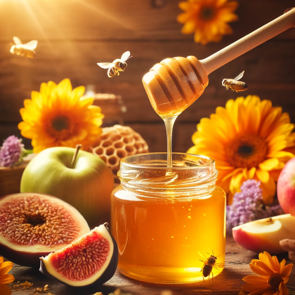 Here’s the warm, vibrant image celebrating the beauty and healing power of raw honey—golden, glowing, and naturally sweet.